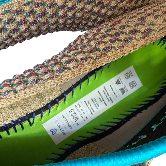 Rothy’s the point limited edition multi metallic shoes 12.5 - Picture 9 of 9